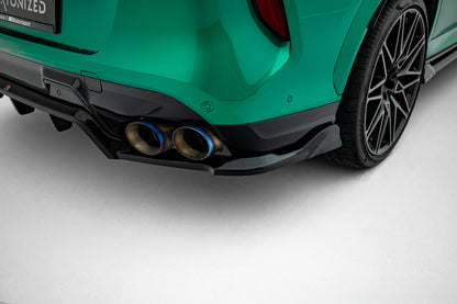 Diffusor Heckansatz passend für BMW X6 M F96 FL schwarz Hochglanz