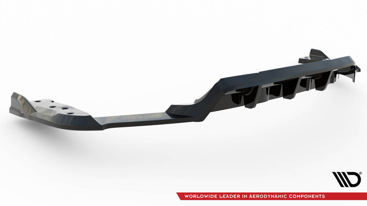 Diffusor Heckansatz passend für BMW X6 M F96 FL schwarz Hochglanz