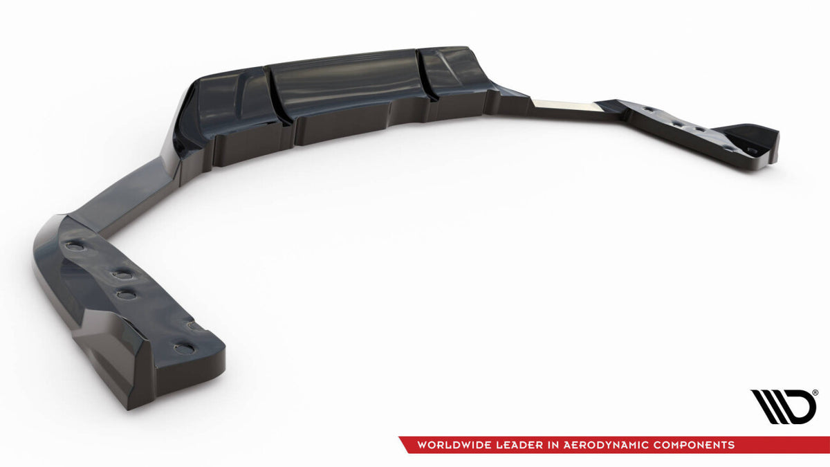 Diffusor Heckansatz passend für BMW X6 M F96 FL schwarz Hochglanz