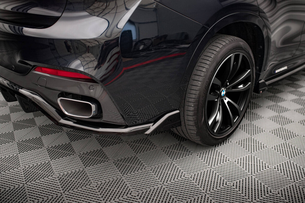 Diffusor Heckansatz passend für BMW X6 M-Paket F16 schwarz Hochglanz