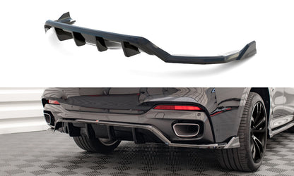 Diffusor Heckansatz passend für BMW X6 M-Paket F16 schwarz Hochglanz