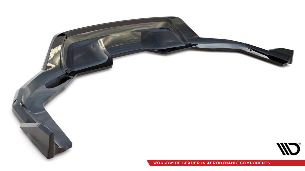 Diffusor Heckansatz passend für BMW X6 M-Paket F16 schwarz Hochglanz