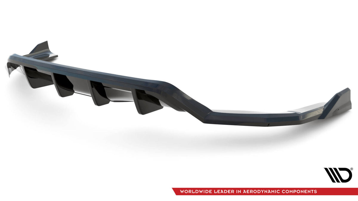 Diffusor Heckansatz passend für BMW X6 M-Paket F16 schwarz Hochglanz