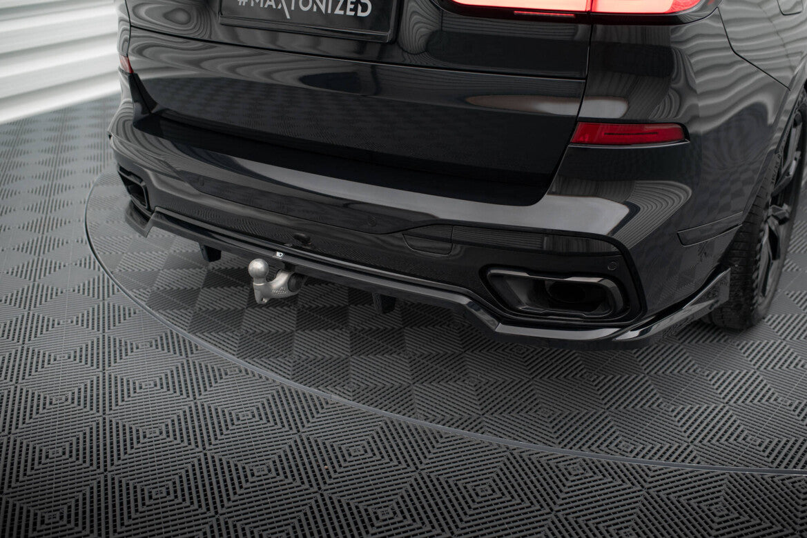 Diffusor Heckansatz passend für BMW X7 M-Paket G07 FL schwarz Hochglanz
