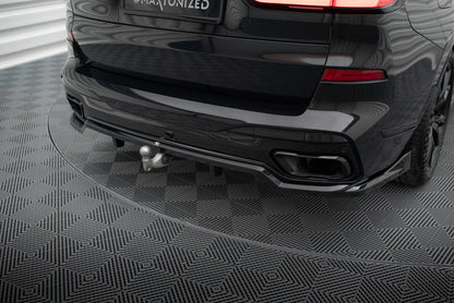 Diffusor Heckansatz passend für BMW X7 M-Paket G07 FL schwarz Hochglanz