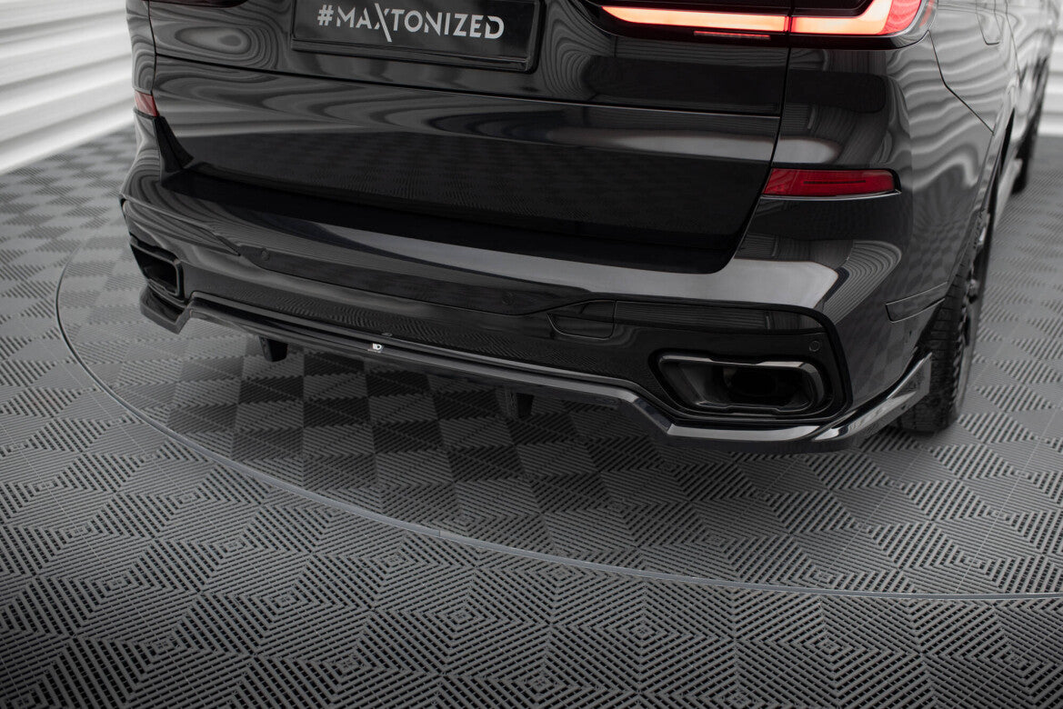 Diffusor Heckansatz passend für BMW X7 M-Paket G07 FL schwarz Hochglanz