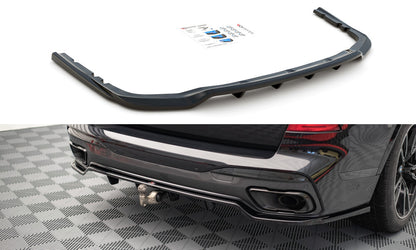 Diffusor Heckansatz passend für BMW X7 M-Paket G07 schwarz Hochglanz