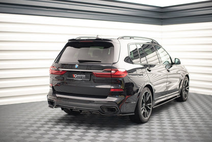 Diffusor Heckansatz passend für BMW X7 M-Paket G07 schwarz Hochglanz