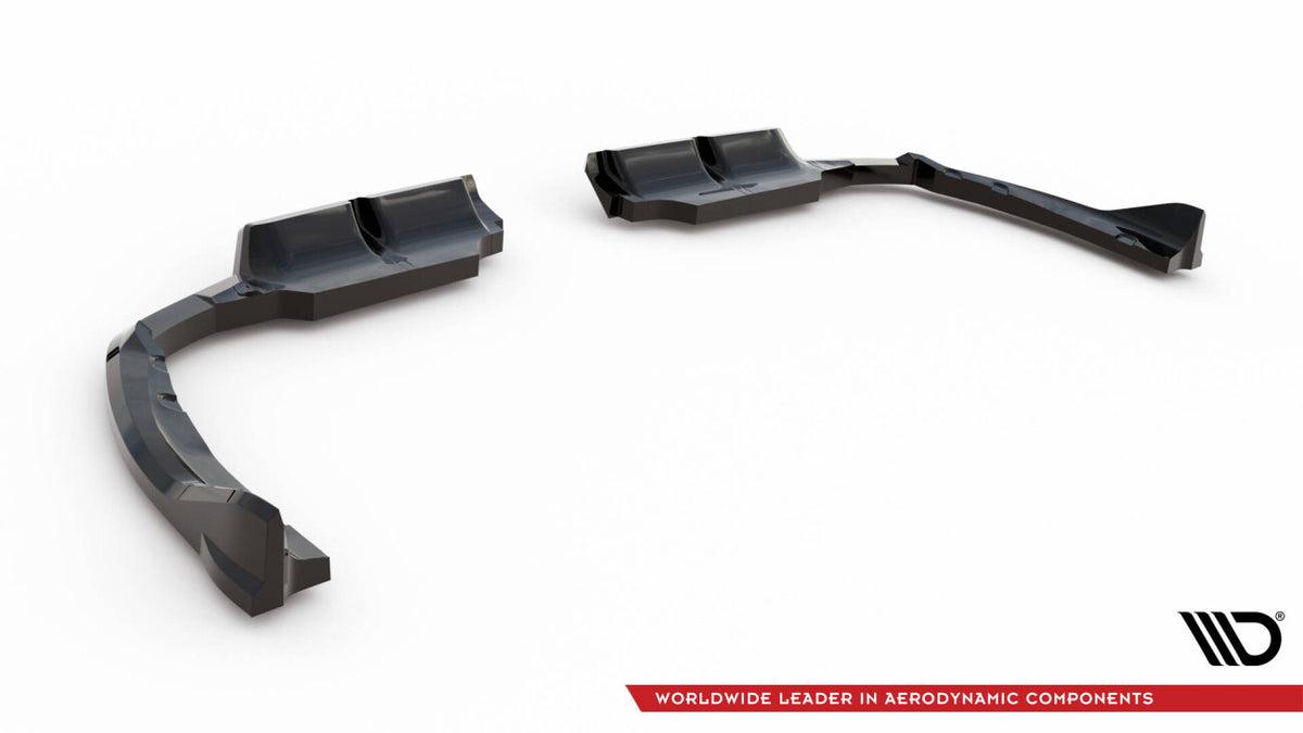 Diffusor Heckansatz passend für BMW XM G09 schwarz Hochglanz