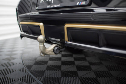 Diffusor Heckansatz passend für BMW XM G09 schwarz Hochglanz