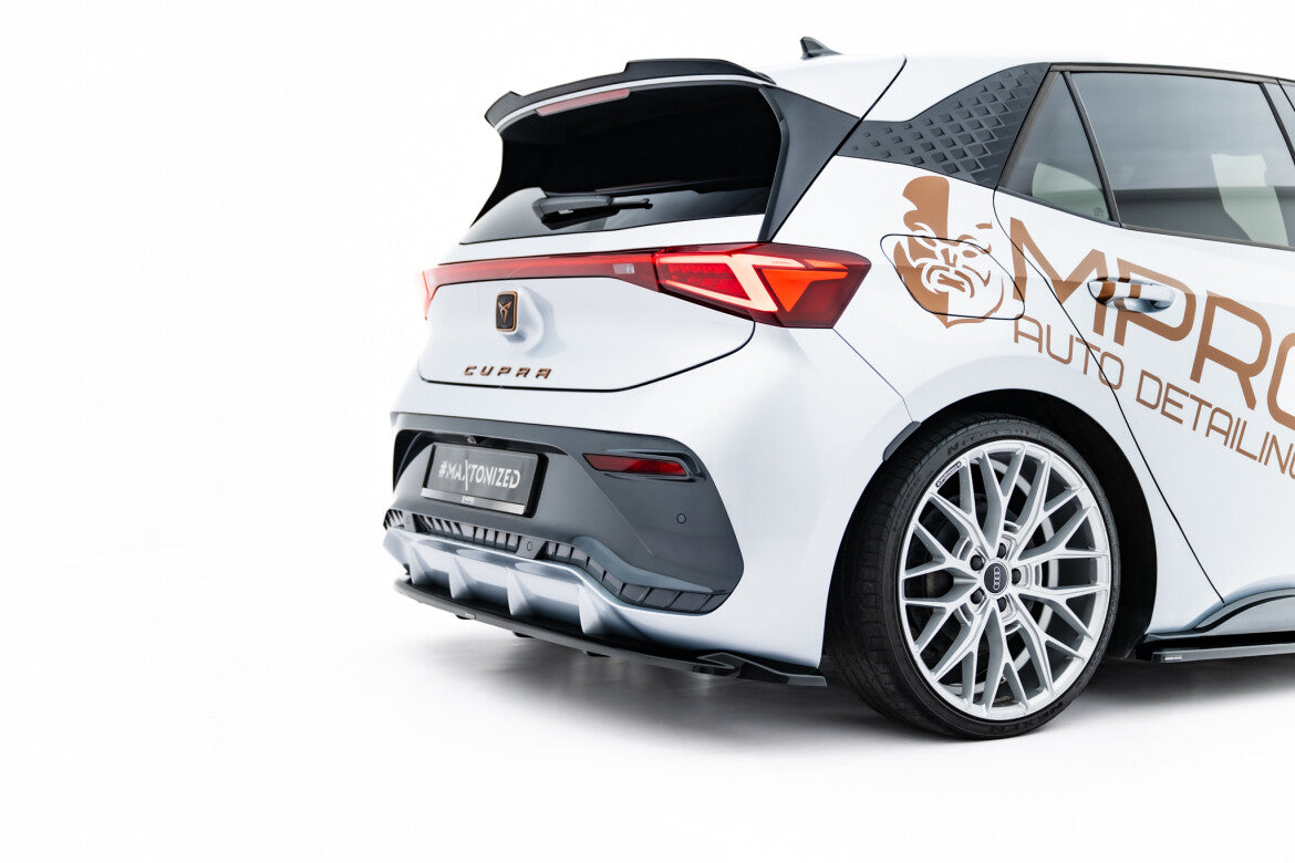 Diffusor Heckansatz passend für CUPRA Born Mk1 schwarz Hochglanz