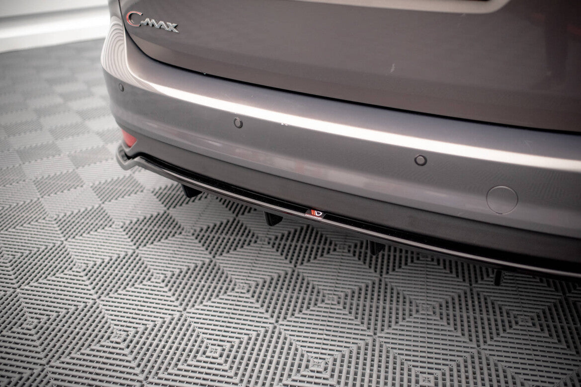 Diffusor Heckansatz passend für Ford C-Max Mk2 schwarz Hochglanz