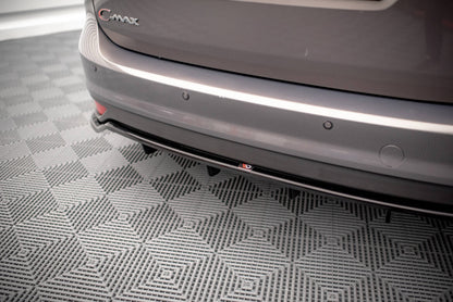 Diffusor Heckansatz passend für Ford C-Max Mk2 schwarz Hochglanz