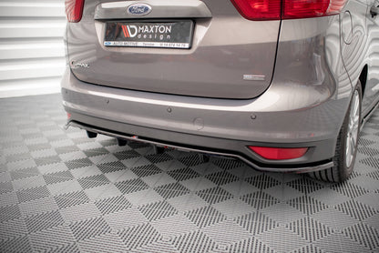 Diffusor Heckansatz passend für Ford C-Max Mk2 schwarz Hochglanz