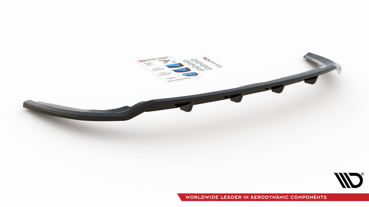 Diffusor Heckansatz passend für Ford C-Max Mk2 schwarz Hochglanz