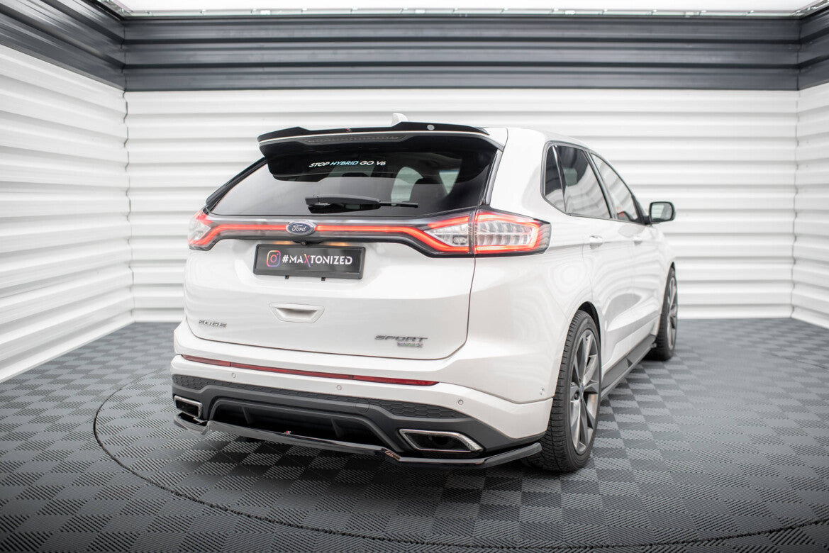 Diffusor Heckansatz passend für Ford Edge Sport Mk2 schwarz Hochglanz