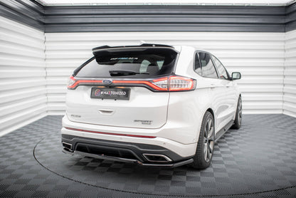 Diffusor Heckansatz passend für Ford Edge Sport Mk2 schwarz Hochglanz