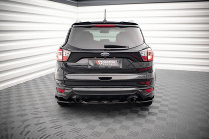 Diffusor Heckansatz passend für Ford Escape ST-Line Mk3 schwarz Hochglanz