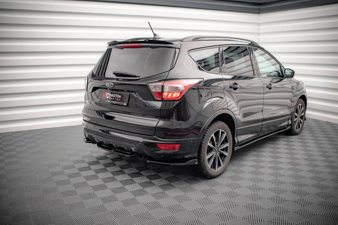 Diffusor Heckansatz passend für Ford Escape ST-Line Mk3 schwarz Hochglanz