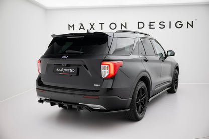 Diffusor Heckansatz passend für Ford Explorer XLT Mk6 schwarz Hochglanz