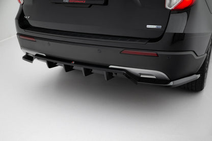 Diffusor Heckansatz passend für Ford Explorer XLT Mk6 schwarz Hochglanz