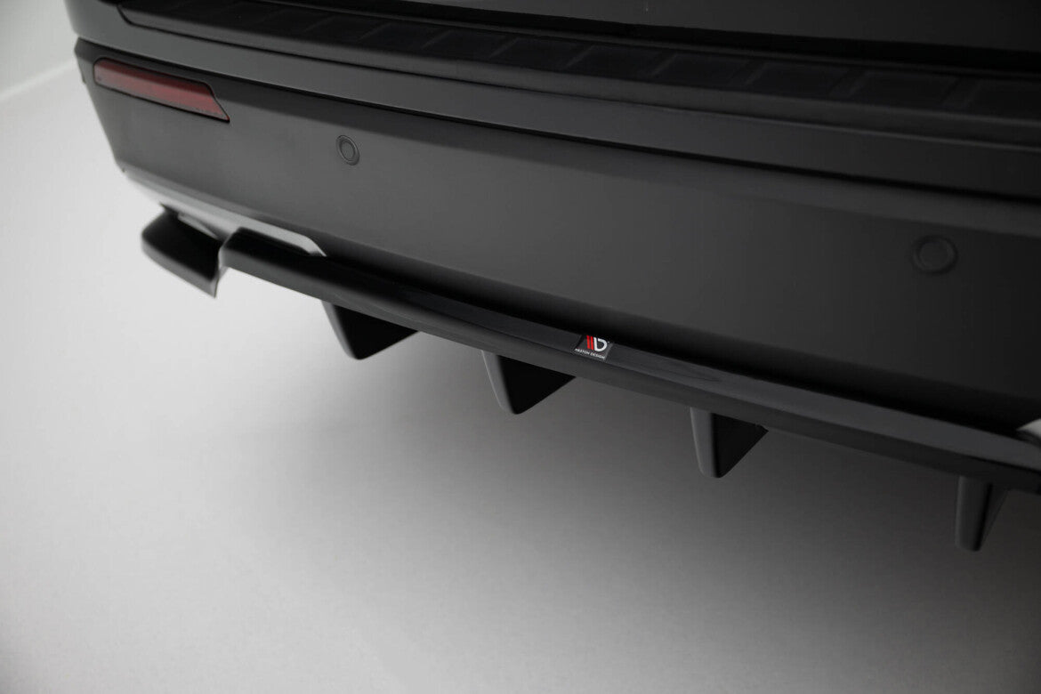 Diffusor Heckansatz passend für Ford Explorer XLT Mk6 schwarz Hochglanz