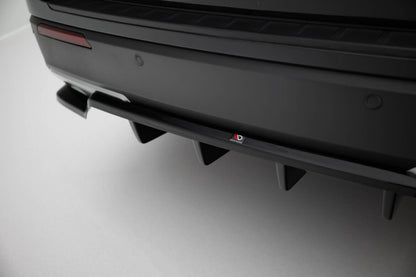 Diffusor Heckansatz passend für Ford Explorer XLT Mk6 schwarz Hochglanz