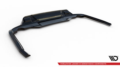 Diffusor Heckansatz passend für Ford Explorer XLT Mk6 schwarz Hochglanz