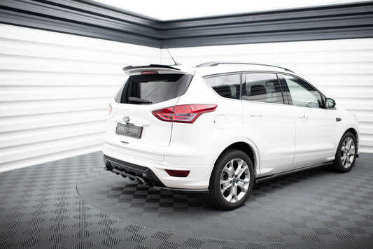 Diffusor Heckansatz passend für Ford Kuga ST-Line Mk2 FL schwarz Hochglanz