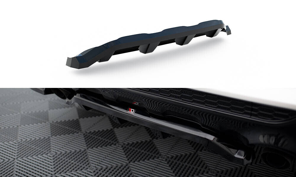 Diffusor Heckansatz passend für Ford Kuga ST-Line Mk2 FL schwarz Hochglanz