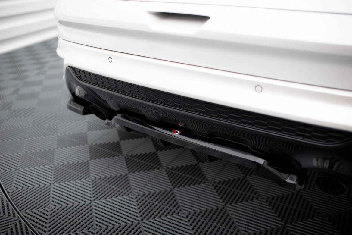 Diffusor Heckansatz passend für Ford Kuga ST-Line Mk2 FL schwarz Hochglanz