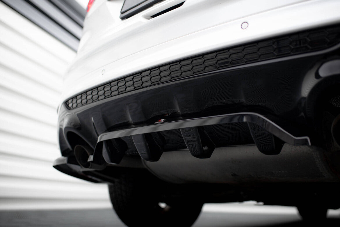 Diffusor Heckansatz passend für Ford Kuga ST-Line Mk2 FL schwarz Hochglanz