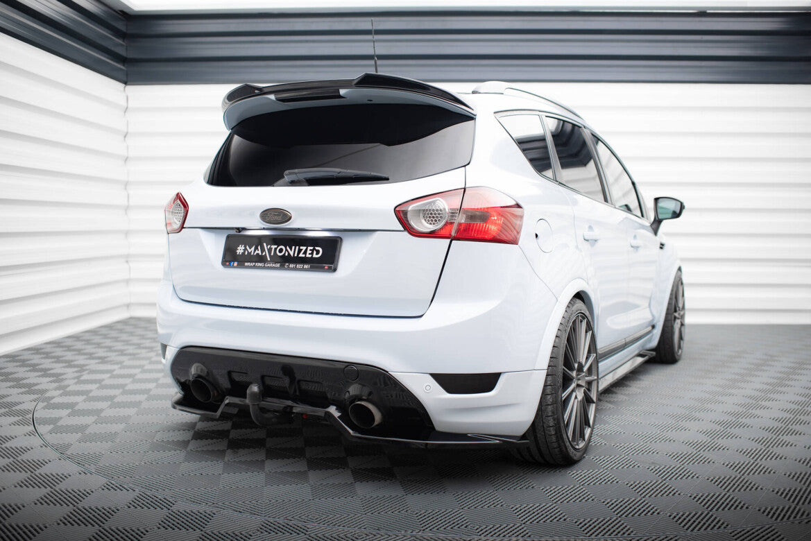 Diffusor Heckansatz passend für Ford Kuga ST Mk1 schwarz Hochglanz
