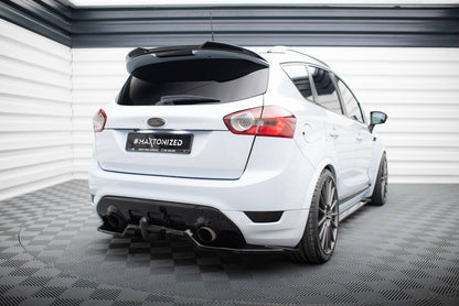 Diffusor Heckansatz passend für Ford Kuga ST Mk1 schwarz Hochglanz