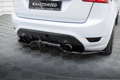 Diffusor Heckansatz passend für Ford Kuga ST Mk1 schwarz Hochglanz