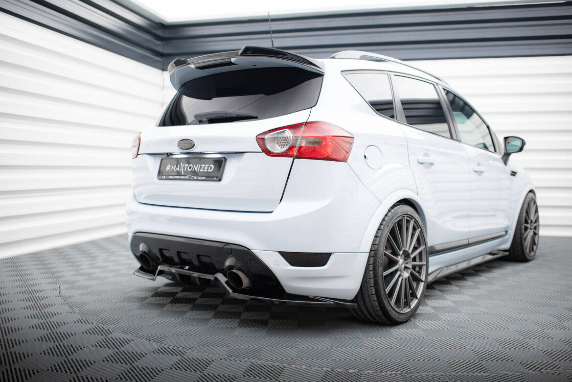 Diffusor Heckansatz passend für Ford Kuga ST Mk1 schwarz Hochglanz