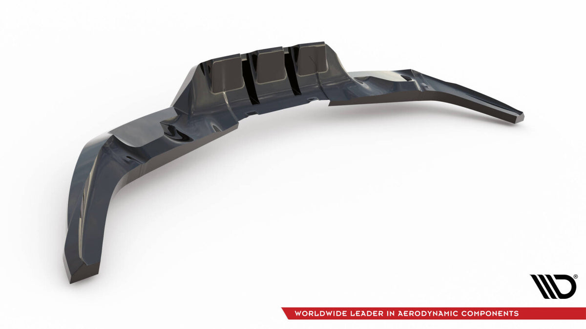 Diffusor Heckansatz passend für Ford Kuga ST Mk1 schwarz Hochglanz