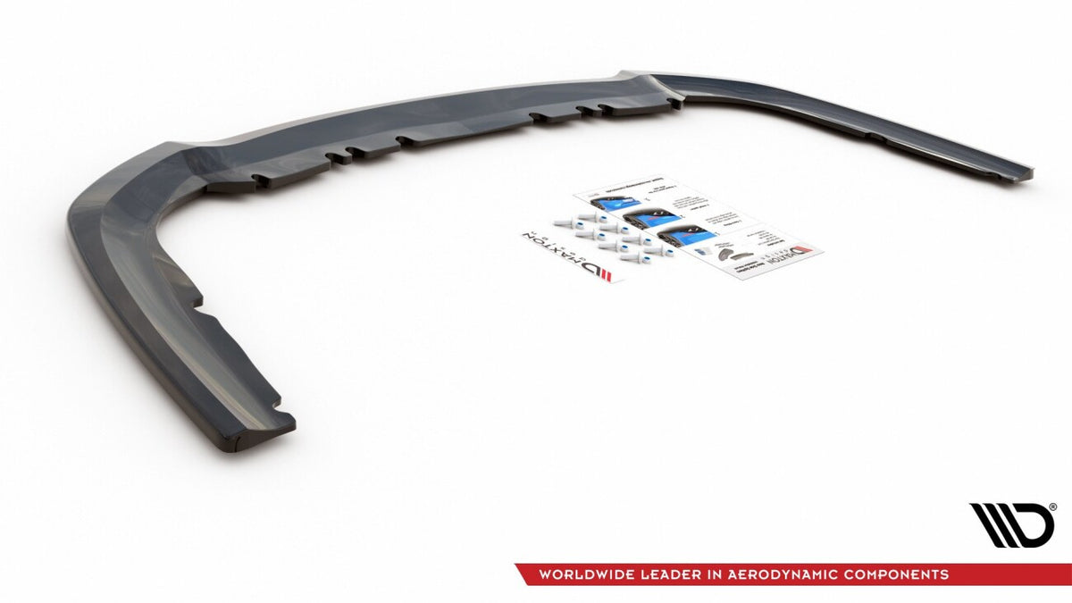 Diffusor Heckansatz passend für Ford Mondeo Kombi Platinium Mk5 FL schwarz Hochglanz