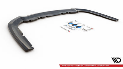 Diffusor Heckansatz passend für Ford Mondeo Kombi Platinium Mk5 FL schwarz Hochglanz
