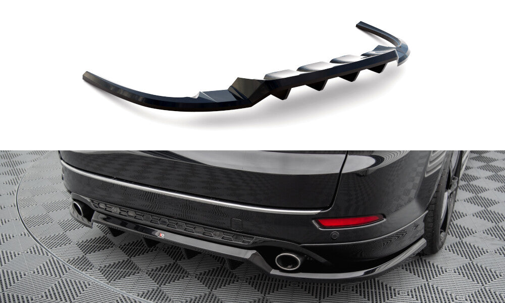 Diffusor Heckansatz passend für Ford Mondeo ST-Line Kombi Mk4 FL schwarz Hochglanz
