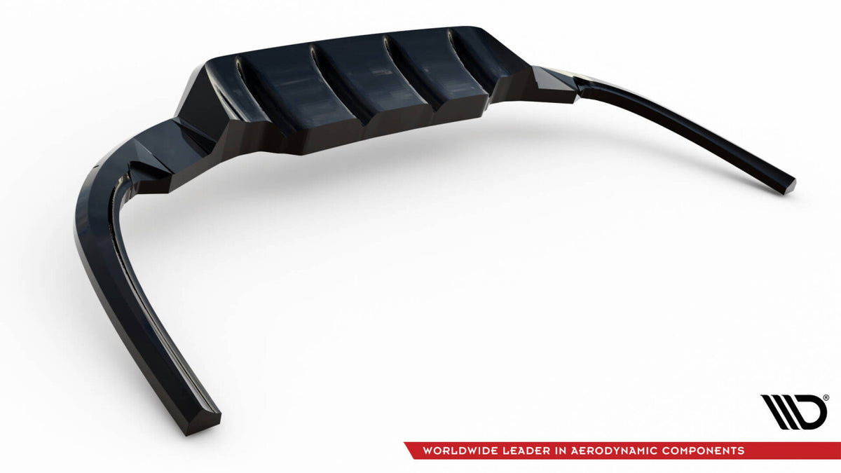 Diffusor Heckansatz passend für Ford Mondeo ST-Line Kombi Mk4 FL schwarz Hochglanz