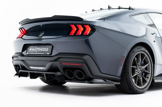 Diffusor Heckansatz passend für Ford Mustang Dark Horse Mk7 schwarz Hochglanz