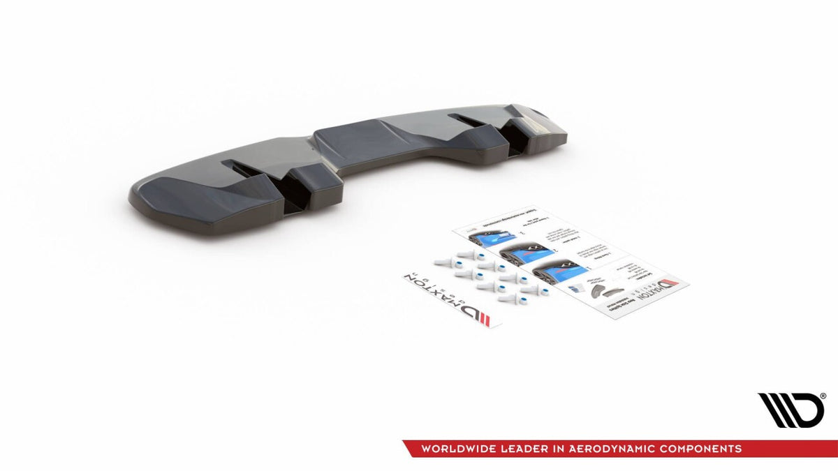 Diffusor Heckansatz passend für Ford Mustang GT Mk6 FL schwarz Hochglanz