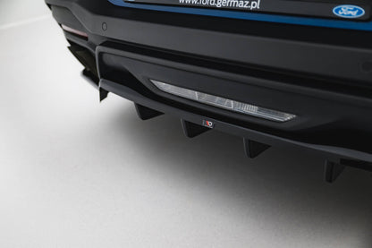 Diffusor Heckansatz passend für Ford Mustang GT Mk7 schwarz Hochglanz
