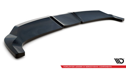 Diffusor Heckansatz passend für Ford Mustang Mach-E Mk1 schwarz Hochglanz