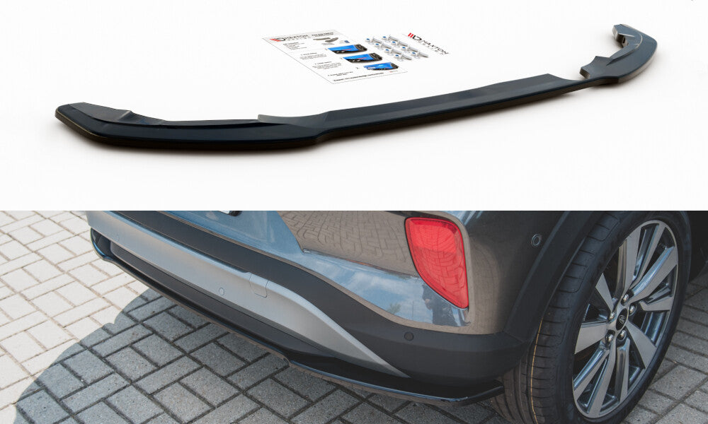 Diffusor Heckansatz passend für Ford Puma Mk1 schwarz Hochglanz