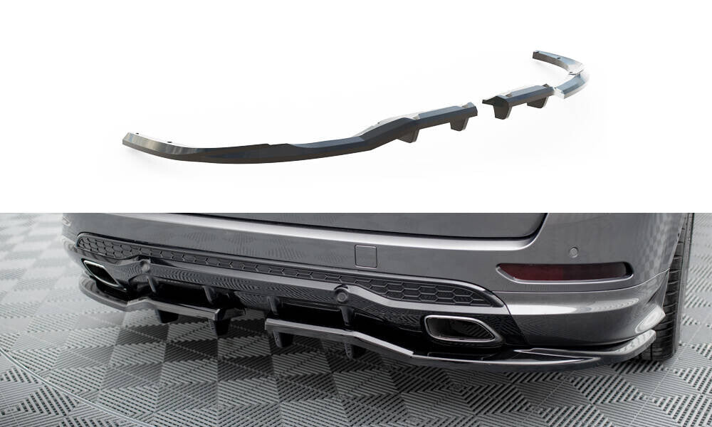 Diffusor Heckansatz passend für Ford S-Max ST-Line Mk2 FL schwarz Hochglanz
