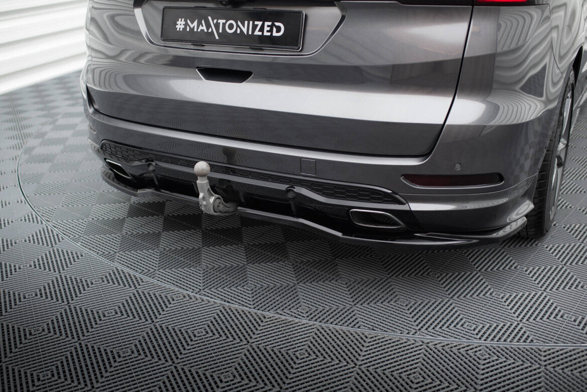 Diffusor Heckansatz passend für Ford S-Max ST-Line Mk2 FL schwarz Hochglanz