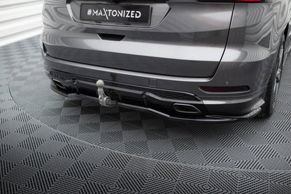 Diffusor Heckansatz passend für Ford S-Max ST-Line Mk2 FL schwarz Hochglanz