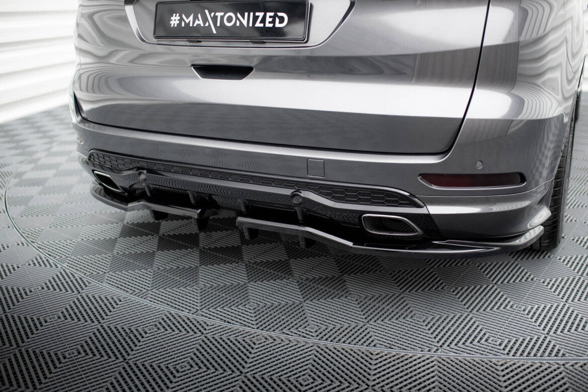 Diffusor Heckansatz passend für Ford S-Max ST-Line Mk2 FL schwarz Hochglanz
